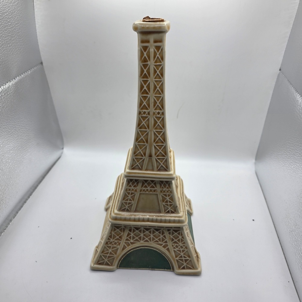 Garnier Liqueurs Eiffel Tower Ceramic Decanter Enghien Paris France 1968